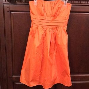 Orange formal dress